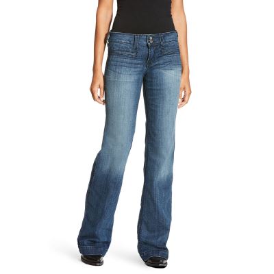 Ariat Trouser Mid Rise - Spijkerbroek Blauw Dames - 28784-392